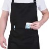 Black painting aprons