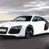 White Audi R8 - Engines Paint By Number