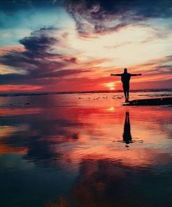 Colorful Sunset Sea  - Seascape Paint By Number
