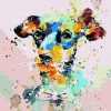 Cute Colorful Dog - Animals Paint By Number