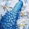 Blue Peafowl - Birds Paint By Number