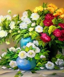 Colourful Tulips Flowers -  Flowers Paint By Number