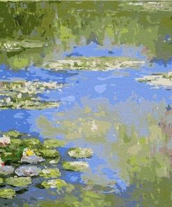 Water Lilies Morning Claude Monet - Landscape Paint By Number