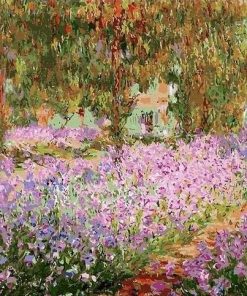 The Artist's Garden at Giverny Claude Monet - Landscape Paint By Number