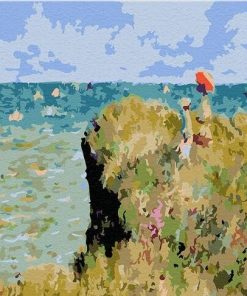 The Cliff Walk at Pourville Claude Monet - Landscape Paint By Number