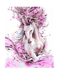 Pink Horse - Animals Paint By Number