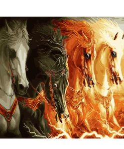Horses From Hell - Animals Paint By Number