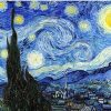 Starry Night Vincent van Gogh - Abstract Paint By Number