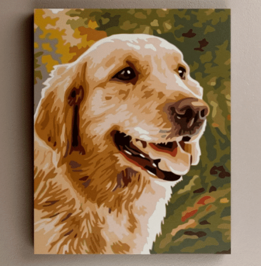 Dogs paint by number