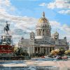 St Isaac's Square in Saint Petersburg - Cities Paint By Number