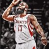 James Harden paint by numbers