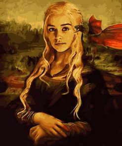 Mona Lisa Daenerys paint by numbers