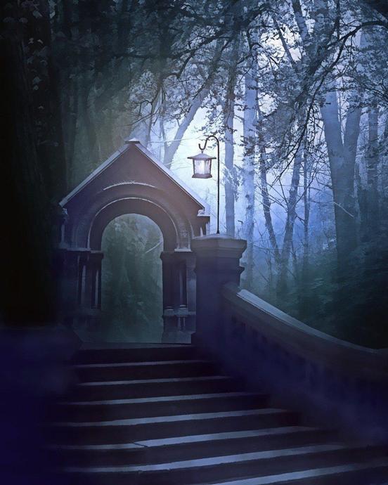 Moon_Door_In_The_Forest_-_Landscape_Paint_By_Numbers