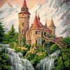 Mount Waterfall Castle paint by numbers