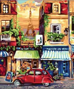 Nostalgic Paris paint by numbers