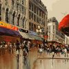 Paris Street paint by numbers