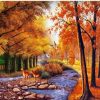 Autumn Tree Forest  - Landscape Paint By Number
