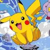 Cute Pikachu - Cartoon and Animation Paint By Number