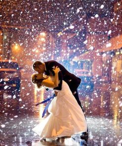 Newlyweds Under the Light - Romance and Love Paint By Number
