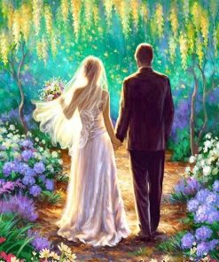 Wedding at Heaven - Romance and Love Paint By Number