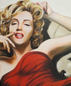 Marilyn Monroe Red Dress - People Paint By Number