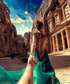 Follow Me Petra  - Cities Paint By Number