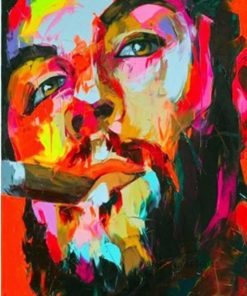 Che Guevara Abstract - People Paint By Number