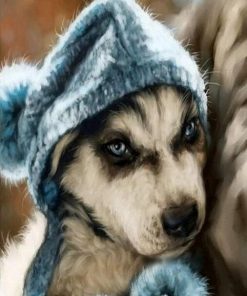 Dog In Bathrobe - Animals Paint By Number