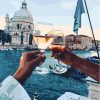 Toasting a Glass at Sunset - DIY Paint By Numbers