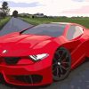 Red Sport Car paint by numbers