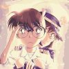 Shinichi and Ran paint by numbers