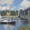 The Bridge at Argenteuil By Claude Monet - Landscape Paint By Number