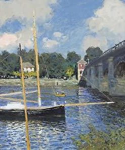 The Bridge at Argenteuil By Claude Monet - Landscape Paint By Number