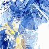 Blue Abstract Scenery - Abstract Paint By Number