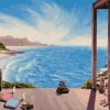 Sunny Sea View - Seascape Paint By Number