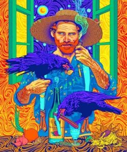 Handsome Vincent Vang Gogh paint by numbers