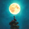 Kid Starring At Moon - NEW Paint By Numbers