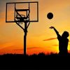 Man Basketball Silhouette - NEW Paint By Numbers