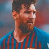 Lionel Messi Barcelona paint by numbers