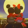 Minnie And Mickey Watching Moon paint by numbers