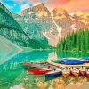 Moraine Lake Canada paint by numbers