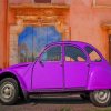 Purple VW paint by numbers