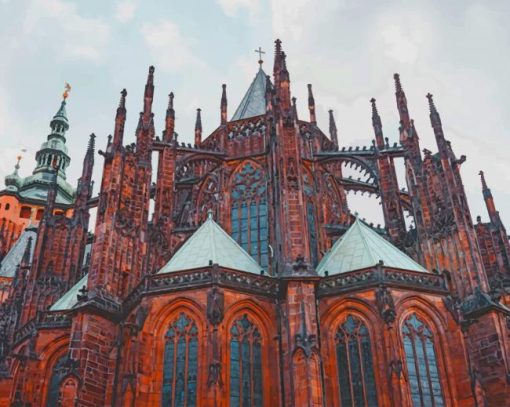 St Vitus Cathedral Czechia Prague paint by numbers