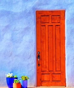 Wood Door Photography paint by numbers