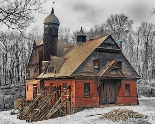 Carriage House Wilderstein paint by numbers