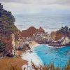 Julia Pfeiffer Burns State Park paint by numbers