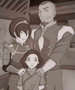 Legend Of Korra Sokka Family Paint by numbers