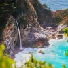 McWay Falls California paint by numbers