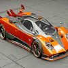 Pagani Zonda Car paint by numbers