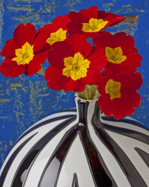 Primrose Flowers paint by numbers